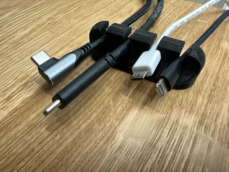 Cable holder/clip (1-5 cables)
