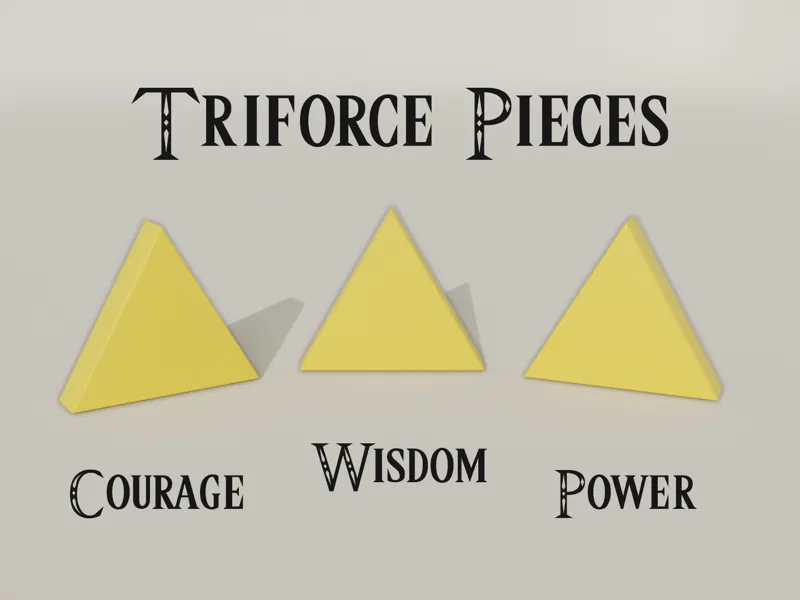 Triforce Pieces - The Legend Of Zelda