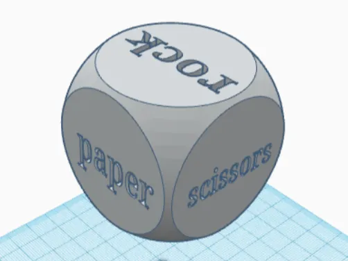 Rock, Paper Scissors Dice