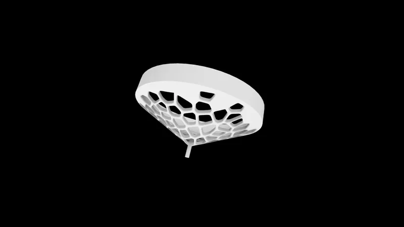 Kitchen Sink 80mm filter with voronoi pattern
