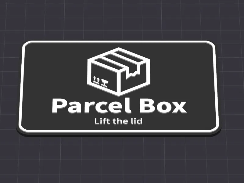 Parcel Box Sign