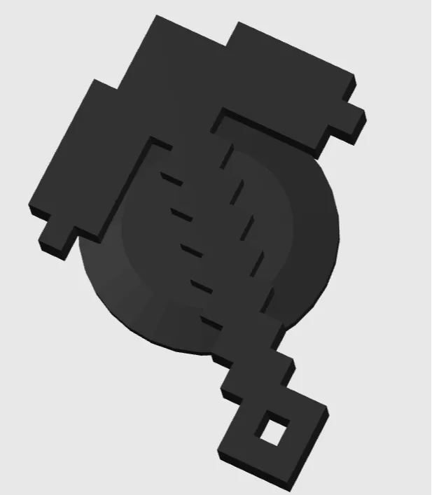 Minecraft pickaxe crocs charm