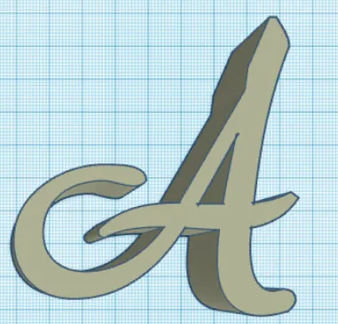 Phone Holder - Capital Letter A