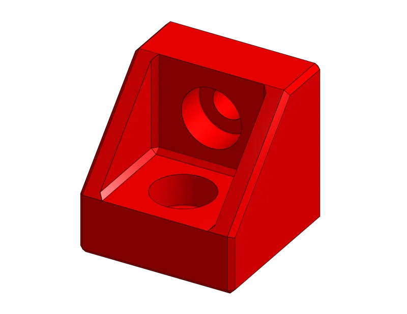 90° Mounting Bracket for 3030 Extrusion(M5 Screws)