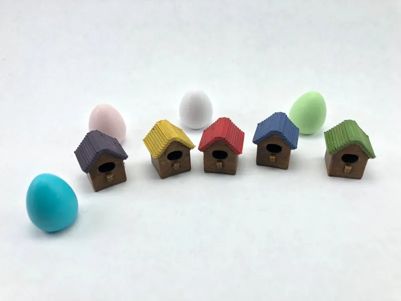 Wingspan board game bird house action marker