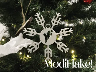 ModiFlake! Customizable Christmas Snowflake