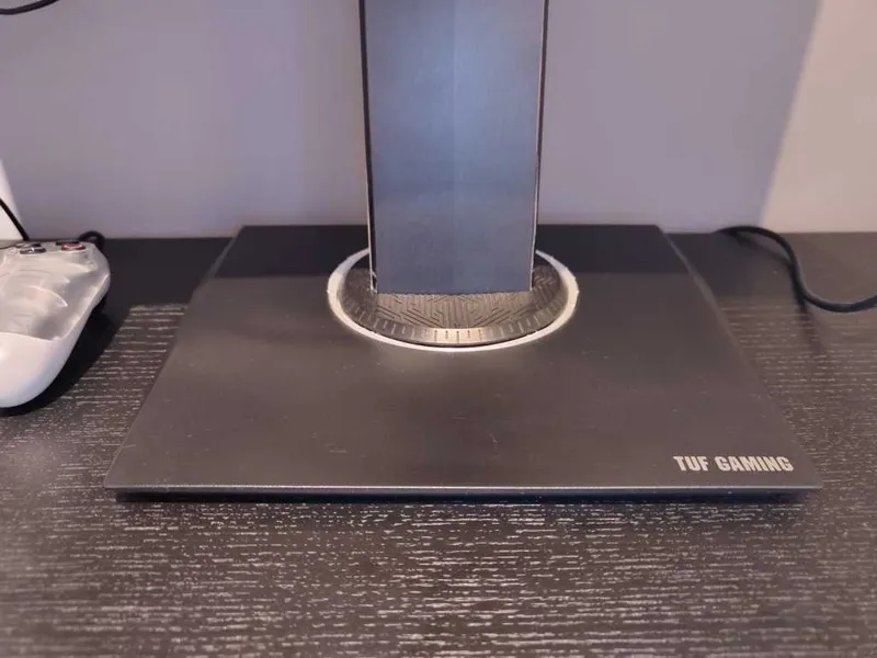 Asus tuf gaming monitor edge base detail