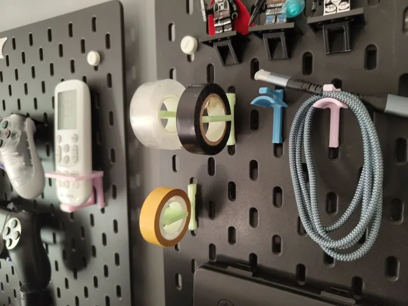 Simple Tape Holder Insert for Ikea Skadis