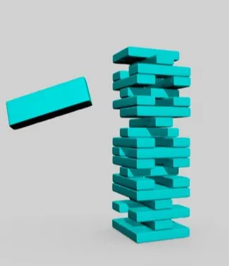 Jenga block