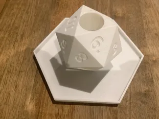 D20 dice tower/roller