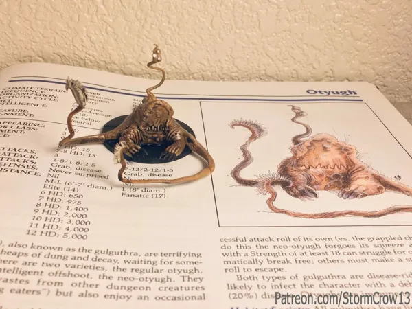 Figurine Otyugh - monstre de donjon