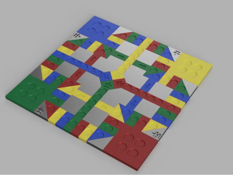 飞行棋拼图/Flying Chess Puzzle