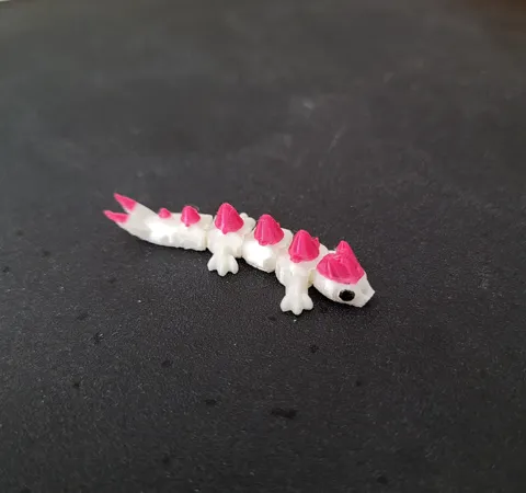 flexi dragon earrings view 3