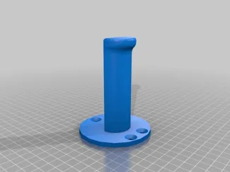 Wall mount spool holder