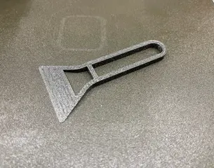 Bed scraper- print 15min - minimal filament usage 
