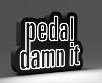 Pedal Damnit Lightbox