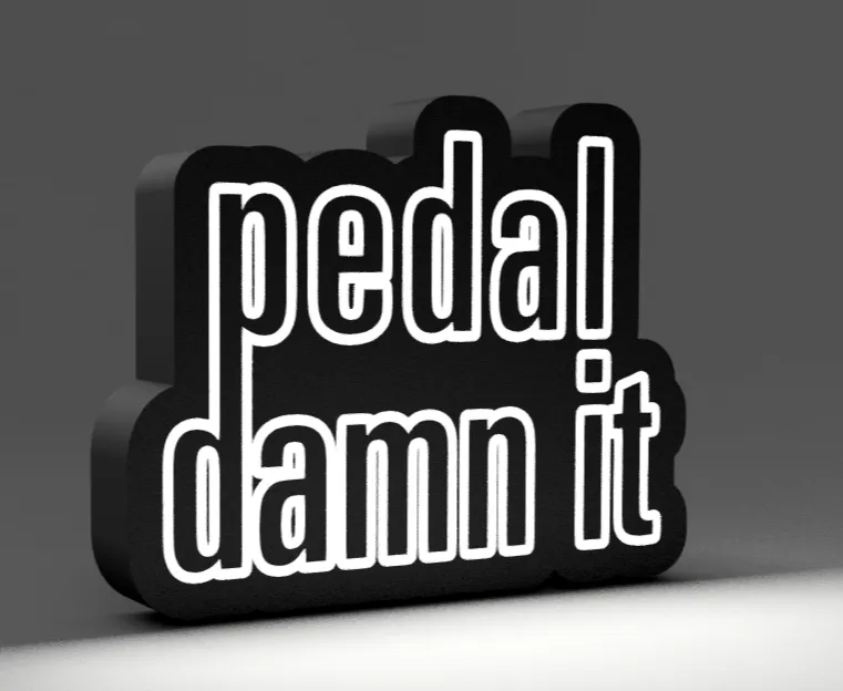 Pedal Damnit Lightbox