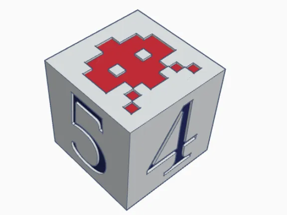 Space Invaders Dice