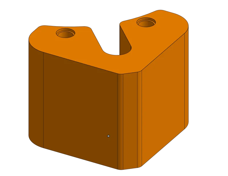 1/4" Frame Perimeter Extender for FRC SDS Swerve
