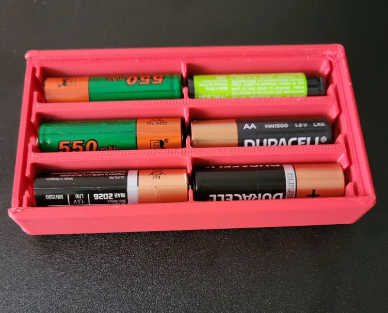Battery case for AA battery 7.2v