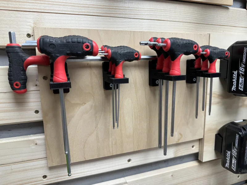Powerfix / Parkside  - Hex / Torx T-Grip holder