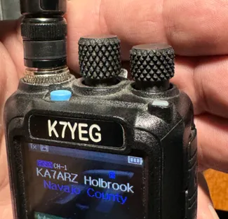 Anytone 878 knobs