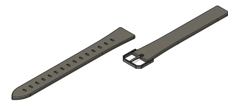Print-in-Place Watch Strap