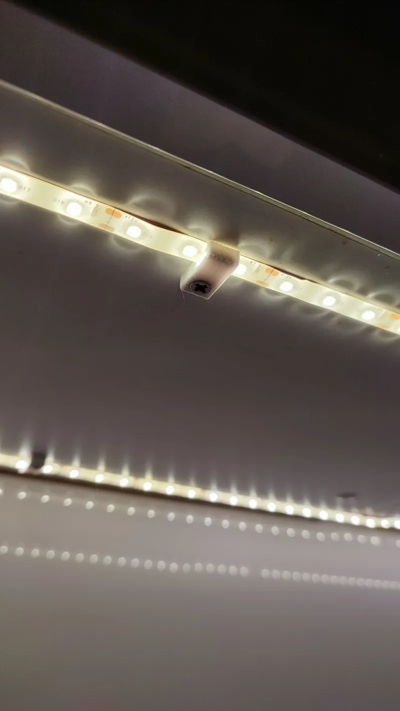 Led strip screw mount 8mm and 10mm