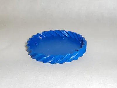 spiral plant pot water catch