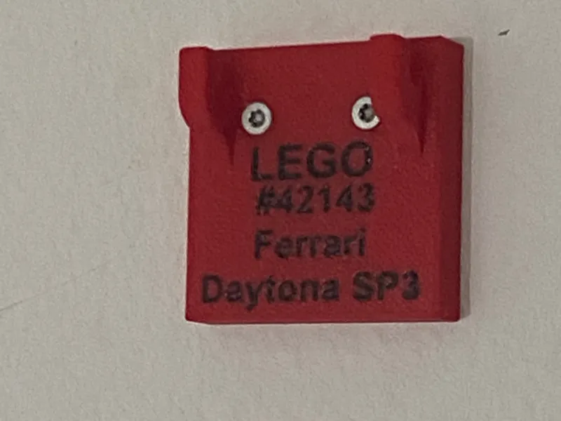 Wall Mount for L E G O #42143 