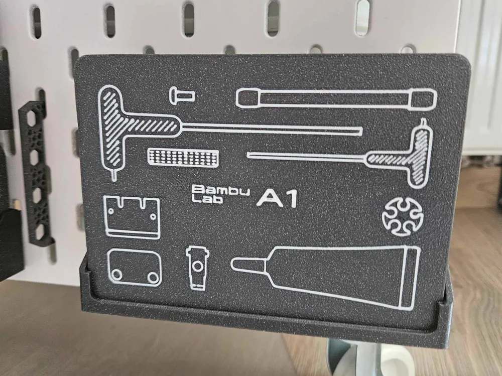 Toolkit Casing A1/A1 mini toolkit case mount for Ikea Skadis Remixed by ...
