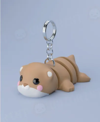 Flexi Otter Keychain by afgmario - MakerWorld
