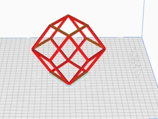 Orthographic Tesseract