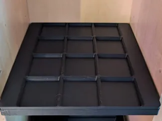 GNEDBY Gridfinity Shelf Baseplate 3x4 w\Overhang