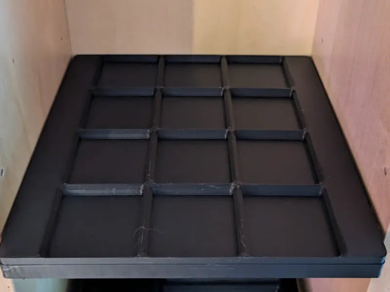 GNEDBY Gridfinity Shelf Baseplate 3x4 w\Overhang
