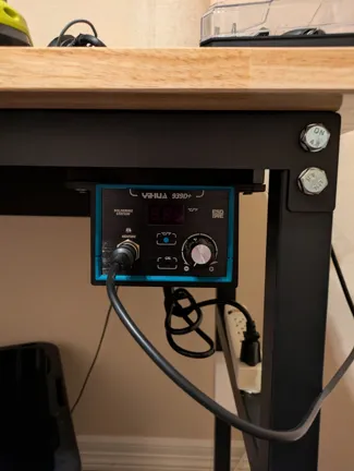 YIHUA 939D+ Digital Soldering Station bench mount