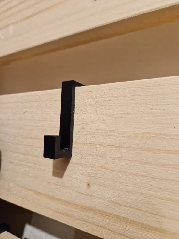 Haken Garderobe 18mm Brett