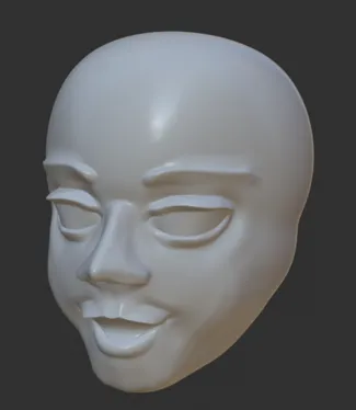 Custom 3D Base Head Sculpt Test