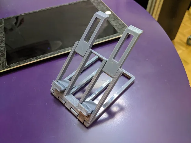 Flat folding iPad mini stand