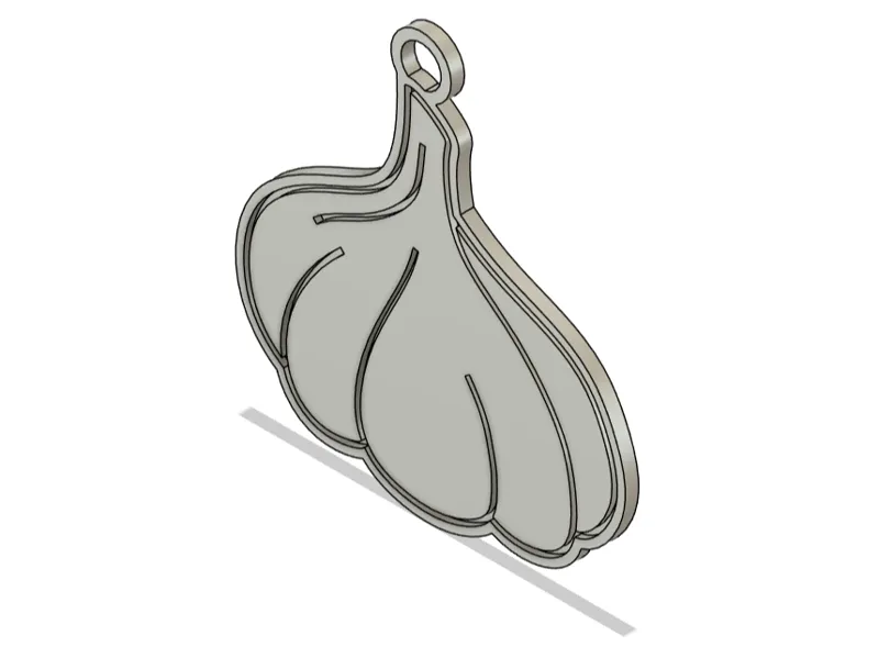 Garlic Keychain
