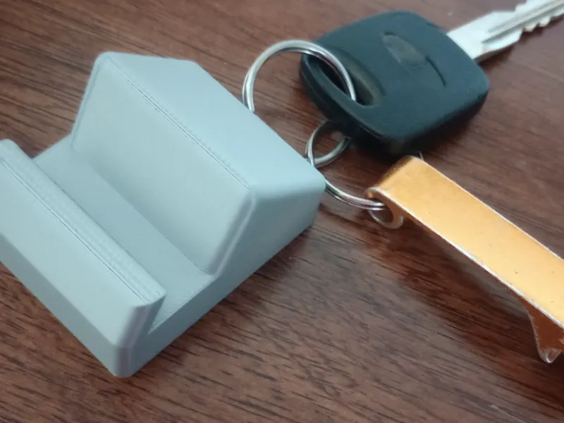 Keychain phone stand