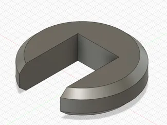 Door Stop with chamfered edges