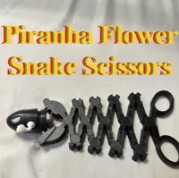 Ciseaux tête de fleur piranha — photo 1