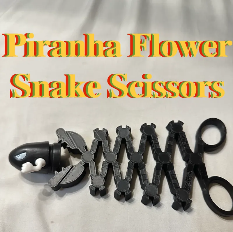 Piranha Flower Snake Scissors