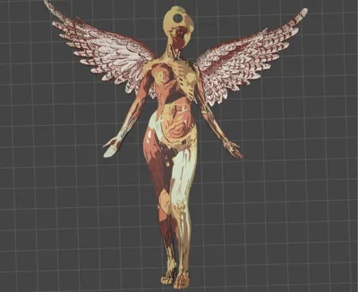 Nirvan In Utero Keychain