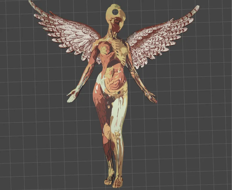 Nirvan In Utero Keychain