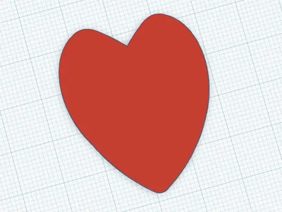 Heart Guitar Pick