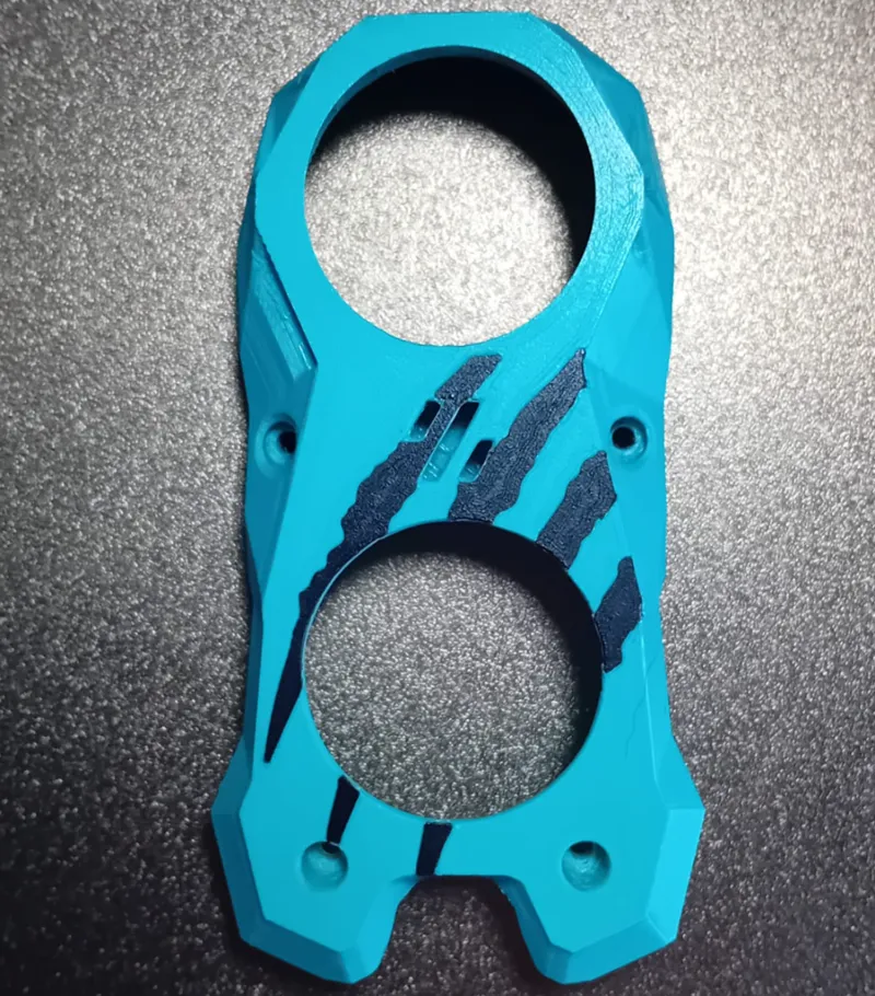 Stealthburner Cover for Knomi2 with Claw Marks