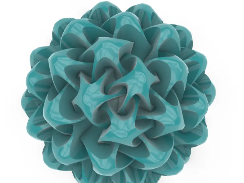 Hyperhedron - Pentagonal Hexecontahedron