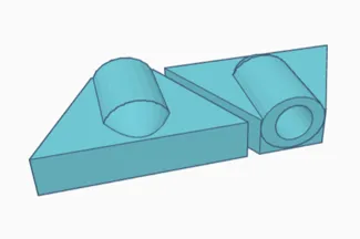 Pergola - Bracket for a tube 20mm, for lighting 